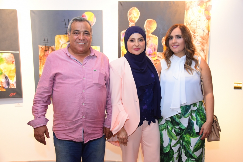 Conflicted Faces Exhibition by Fadwa Hamdan